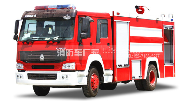 重汽豪沃10噸水罐消防車 重汽豪沃10噸水罐消防車
